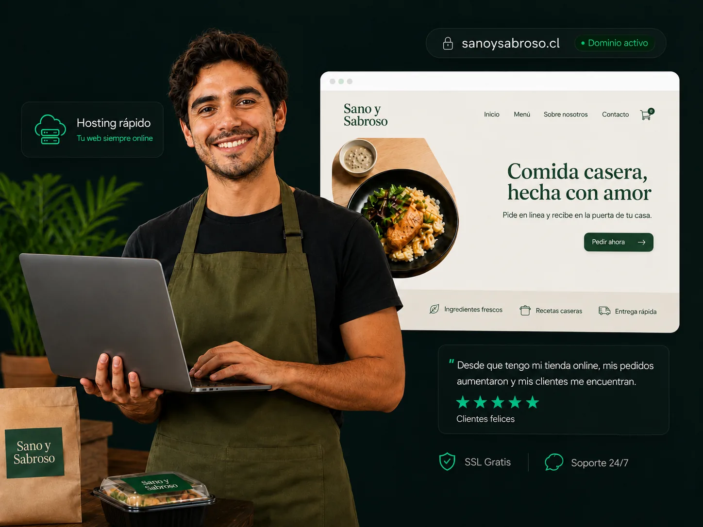 Caso real: emprendedor colombiano con su tienda online alojada en HostingCenter